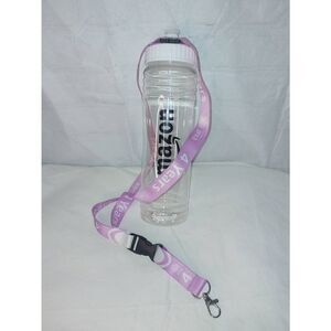 Amazon JFK8 4 Years Lavender Lanyard & Clear Water Bottle